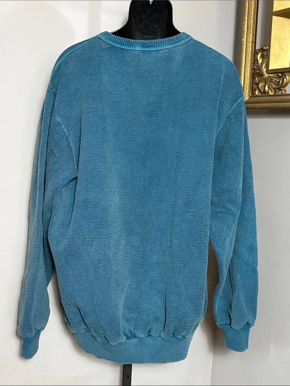 Waves VINTAGE XL Spirit of Hockey Toronto Canada Teal Crewneck Sweatshirt